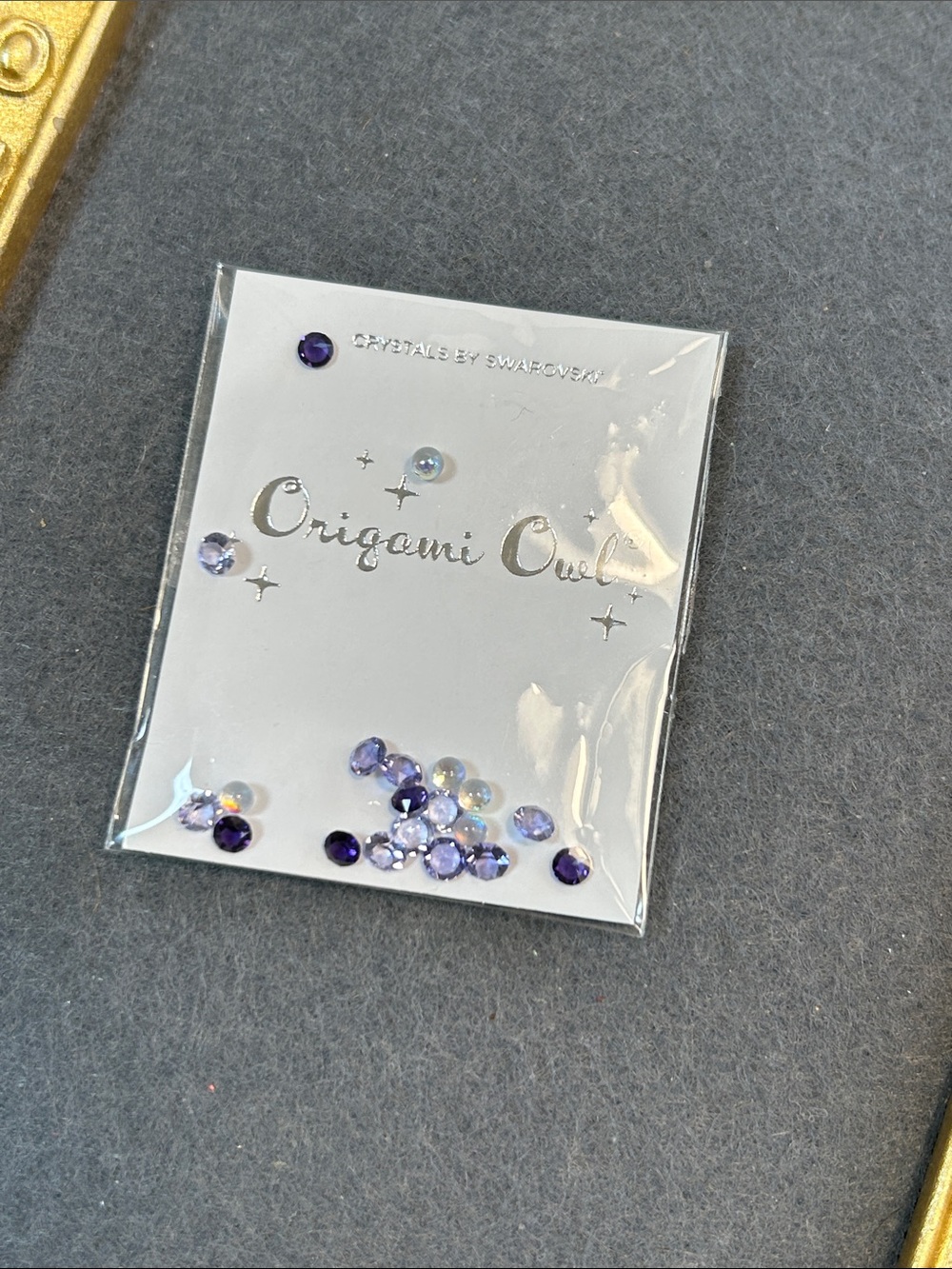 Origami Owl Lilac and Violet Swarovski Crystal Mix for lockets